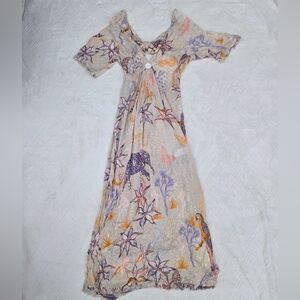 Adalie Maxi Dress by Z&L Europe Boho Safari Floral Womens Sz L